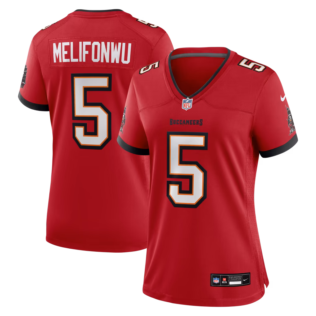 Women's Tampa Bay Buccaneers Ifeatu Melifonwu Nike Red Team Game Jersey - Ujersey