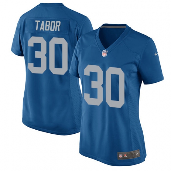 Women's Nike Detroit Lions #55 Jon Bostic Game Blue Alternate NFL Jersey - Ujersey