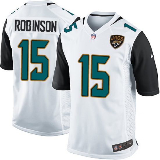 Men's Nike Jacksonville Jaguars #15 Allen Robinson Game White NFL Jersey