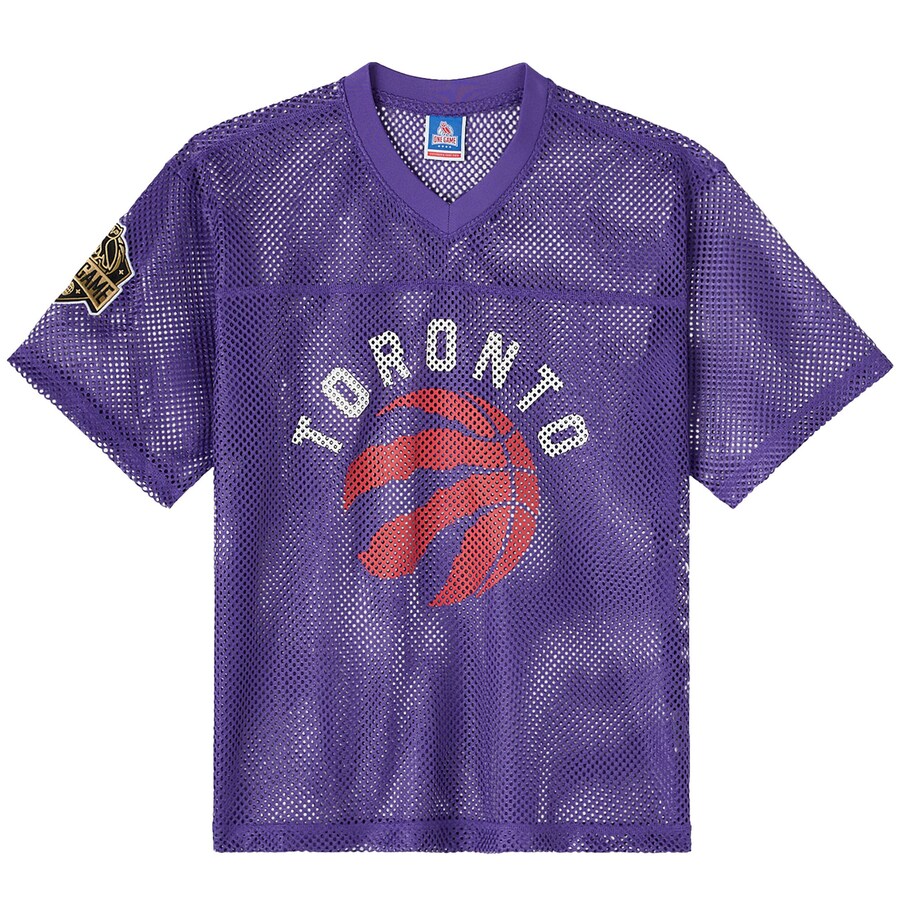 Men's Toronto Raptors OVO x NBA Purple Mesh Football Fashion Jersey