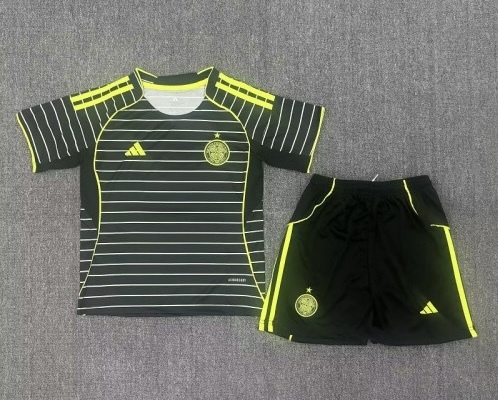 Celtic Soccer Jersey Away Kids Kit Jersey+Shorts 2025/26 - U-jersey