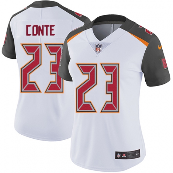 Women's Nike Tampa Bay Buccaneers #23 Chris Conte Elite White NFL Jersey - Ujersey