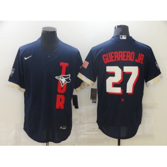 Men's Toronto Blue Jays #27 Vladimir Guerrero Jr. Nike Navy 2021 All-Star Game Replica Player Jersey - Ujersey