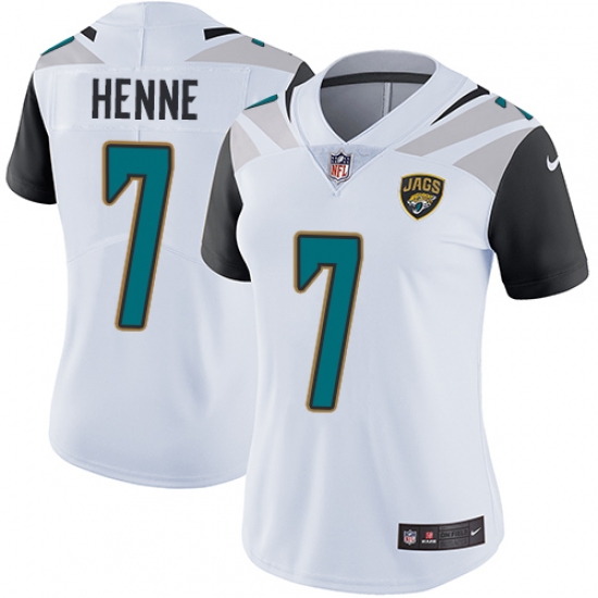 Women's Nike Jacksonville Jaguars #7 Chad Henne Elite White NFL Jersey - Ujersey