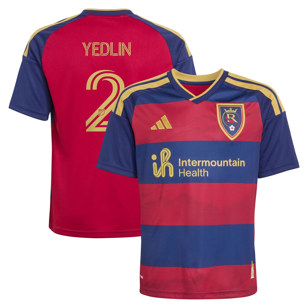 Youth Real Salt Lake DeAndre Yedlin adidas Red 2026 The Switchback Replica Jersey - Ujersey