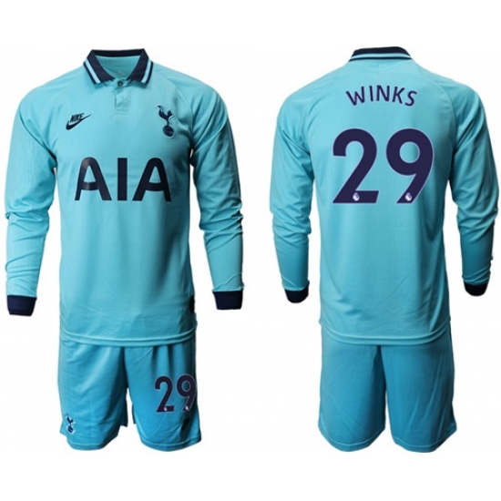 Tottenham Hotspur #29 Winks Third Long Sleeves Soccer Club Jersey
