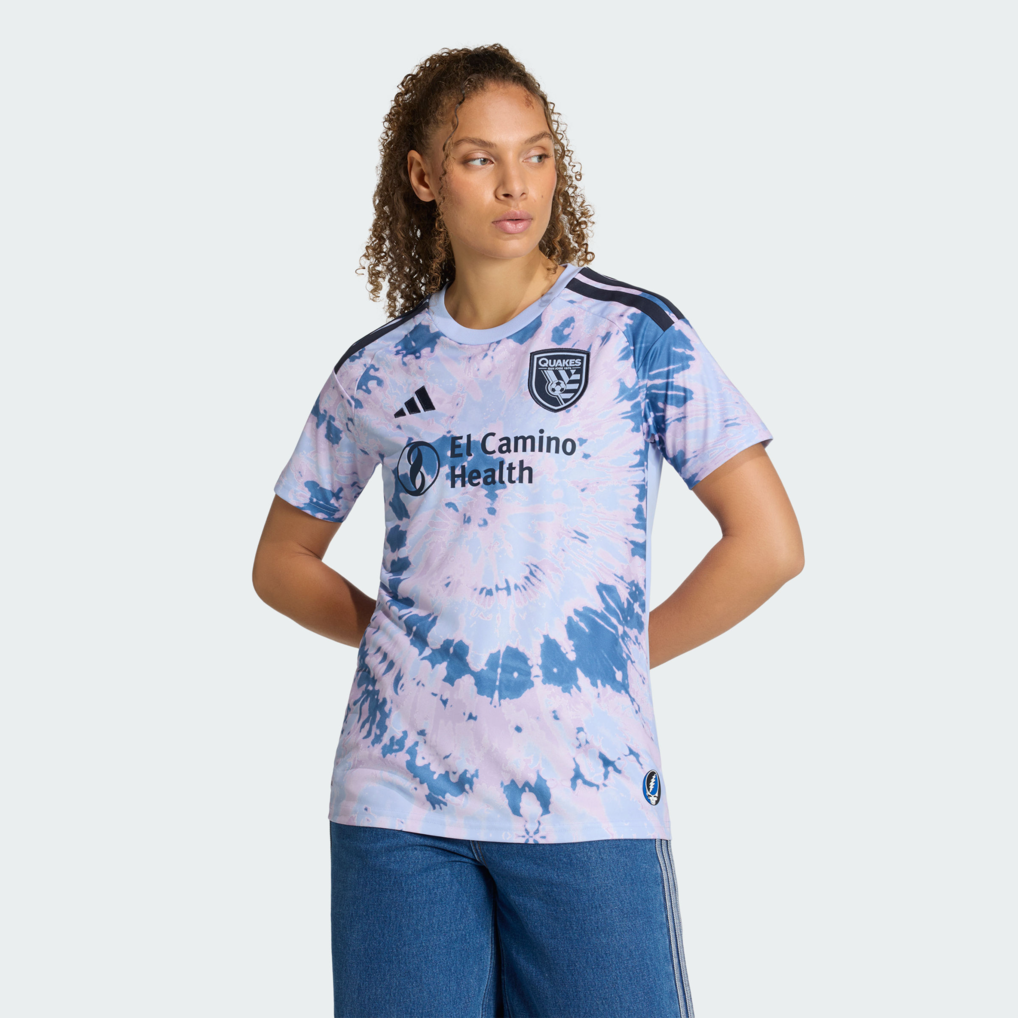 Women's San Jose Earthquakes adidas Light Blue 2026 The Dead Kit Replica Jersey - Ujersey