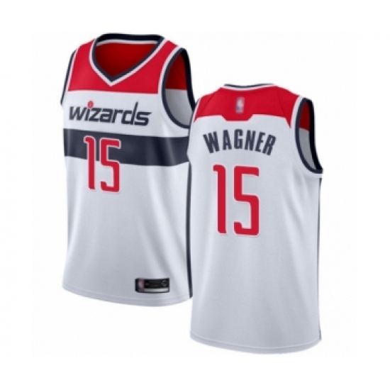 Women's Washington Wizards #15 Moritz Wagner Swingman White Basketball Jersey - Association Edition - Ujersey