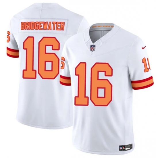 Men's Tampa Bay Buccaneers #16 Teddy Bridgewater White 2025 F.U.S.E. Vapor Limited Football Stitched Jersey - Ujersey