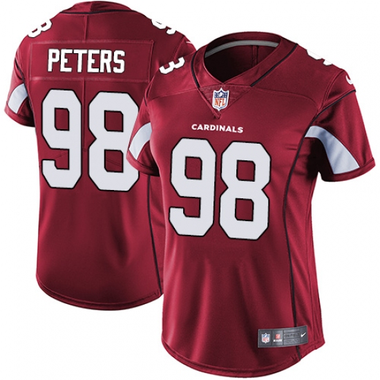 Women's Nike Arizona Cardinals #98 Corey Peters Red Team Color Vapor Untouchable Limited Player NFL Jersey - Ujersey