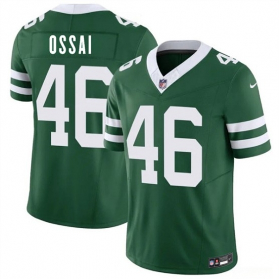 Men's New York Jets #46 Joseph Ossai Green 2026 F.U.S.E. Vapor Untouchable Limited Football Stitched Jersey - Ujersey