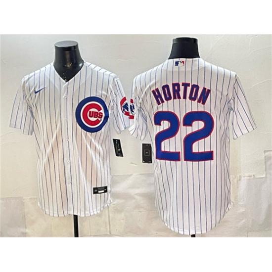 Men's Chicago Cubs #22 Cade Horton White Cool Base Stitched Baseball Jersey - Ujersey