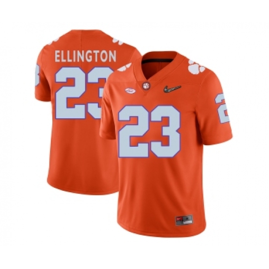Clemson Tigers 23 Andre Ellington Orange With Diamond Logo College Football Jersey - Ujersey