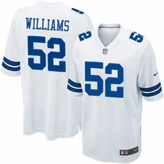 Men's Nike Dallas Cowboys #52 Connor Williams Game White NFL Jersey - Ujersey