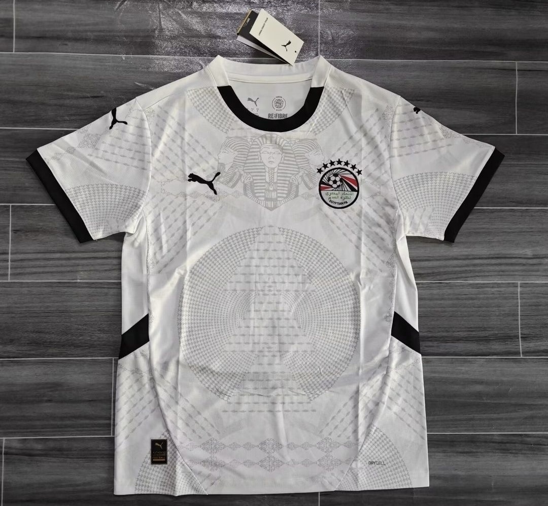 Egypt Soccer Jersey Away Custom Shirt 2024-25 - Ujersey