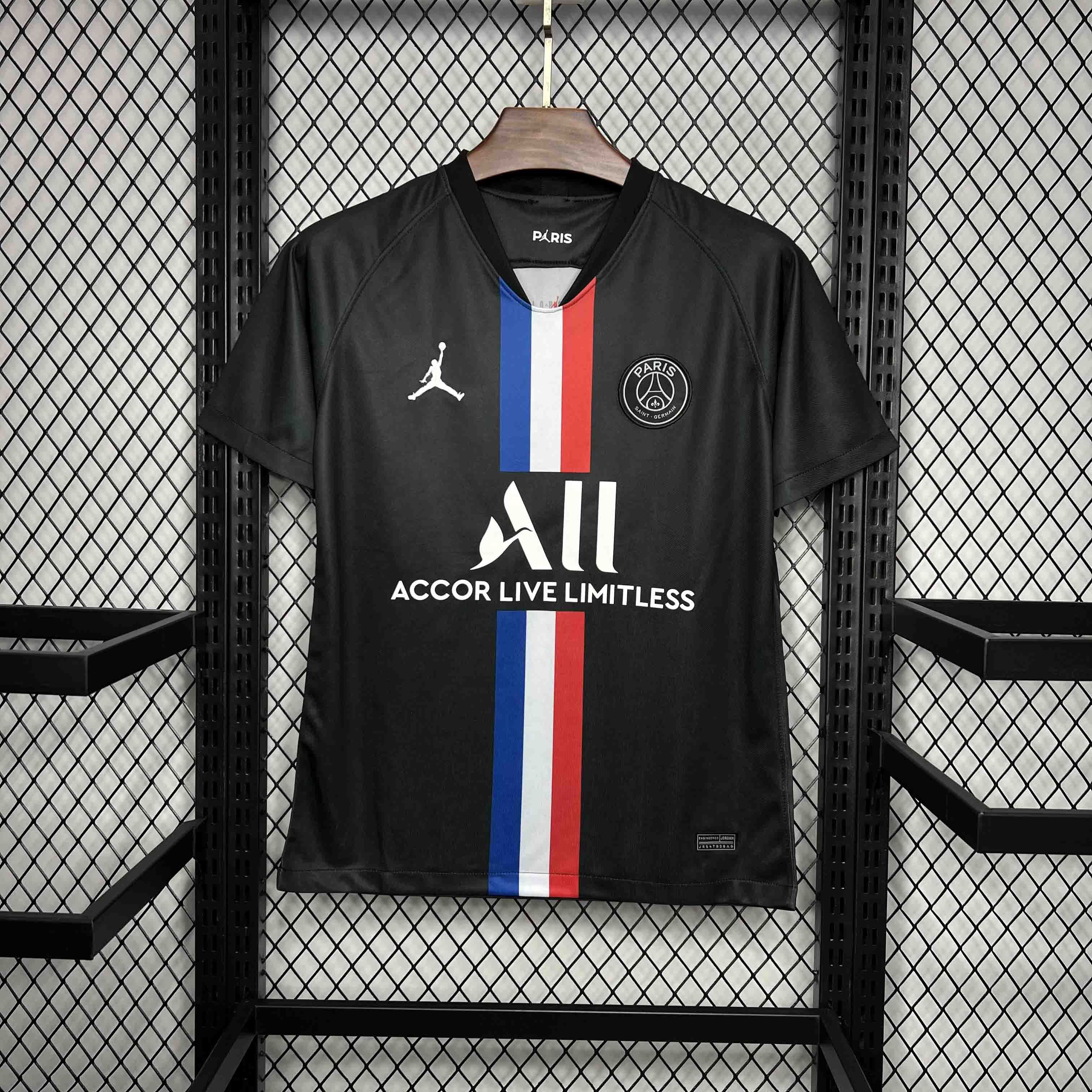 PSG Retro Jersey Fourth Away Soccer Shirt 2019/20 - Ujersey NHL