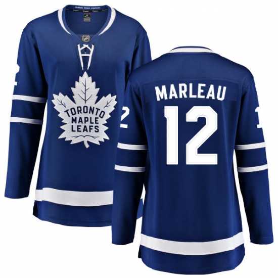 Women's Toronto Maple Leafs #12 Patrick Marleau Fanatics Branded Royal Blue Home Breakaway NHL Jersey - Ujersey