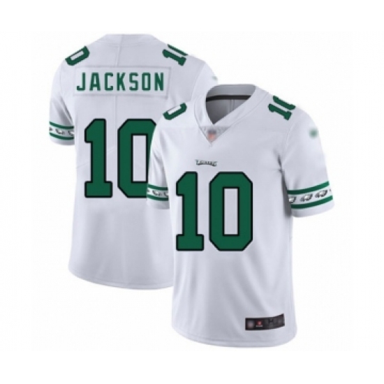Men's Philadelphia Eagles #10 DeSean Jackson White Team Logo Fashion Limited Player Football Jersey - Ujersey