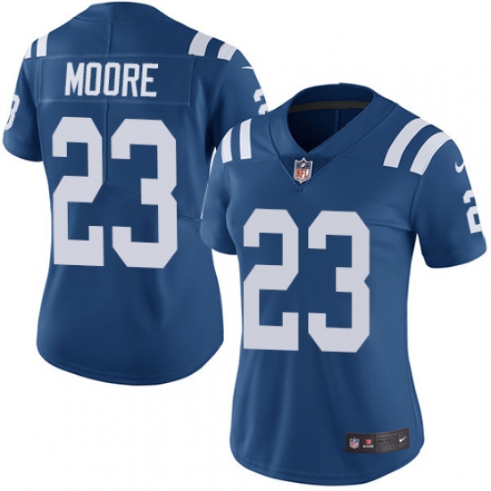 Women's Nike Indianapolis Colts #23 Kenny Moore Royal Blue Team Color Vapor Untouchable Limited Player NFL Jersey - Ujersey