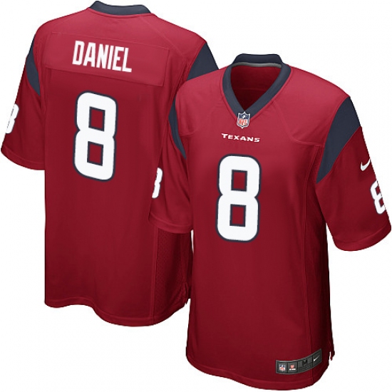 Men's Nike Houston Texans #8 Trevor Daniel Game Red Alternate NFL Jersey - Ujersey