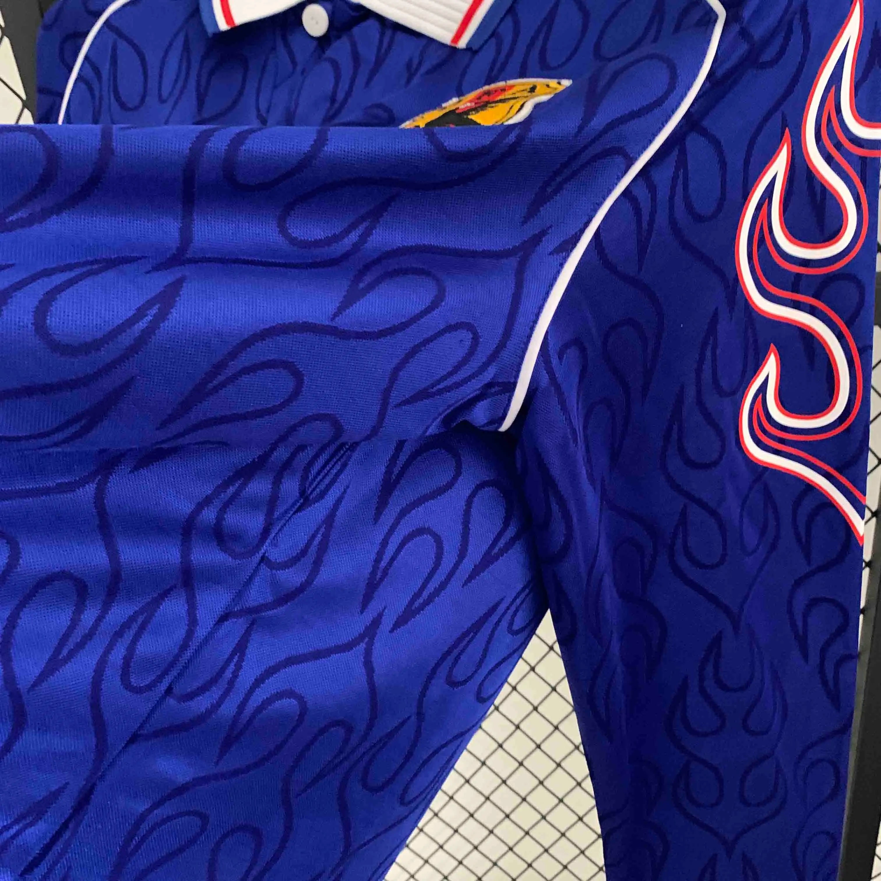 Japan Retro Soccer Jersey Home Custom Long Sleeve Shirt 1998 - ujerseystore