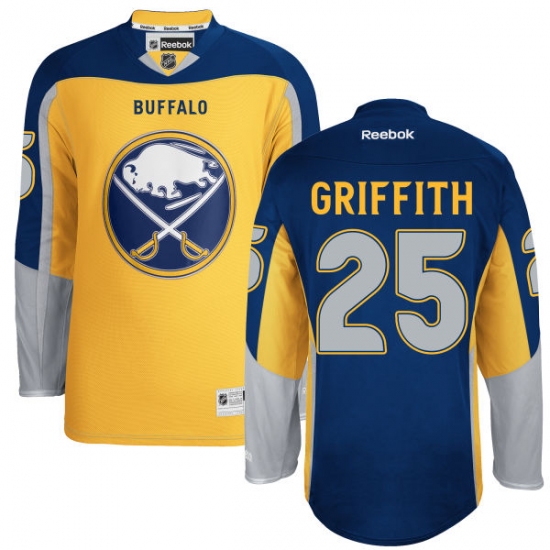 Youth Reebok Buffalo Sabres #25 Seth Griffith Authentic Gold Third NHL Jersey - Ujersey