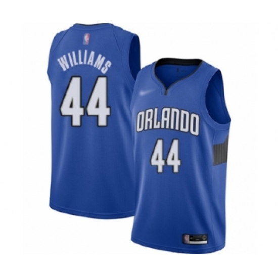 Men's Orlando Magic #44 Jason Williams Authentic Blue Finished Basketball Jersey - Statement Edition - Ujersey