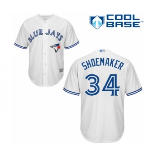 Youth Toronto Blue Jays #34 Matt Shoemaker Authentic White Home Baseball Player Jersey - Ujersey