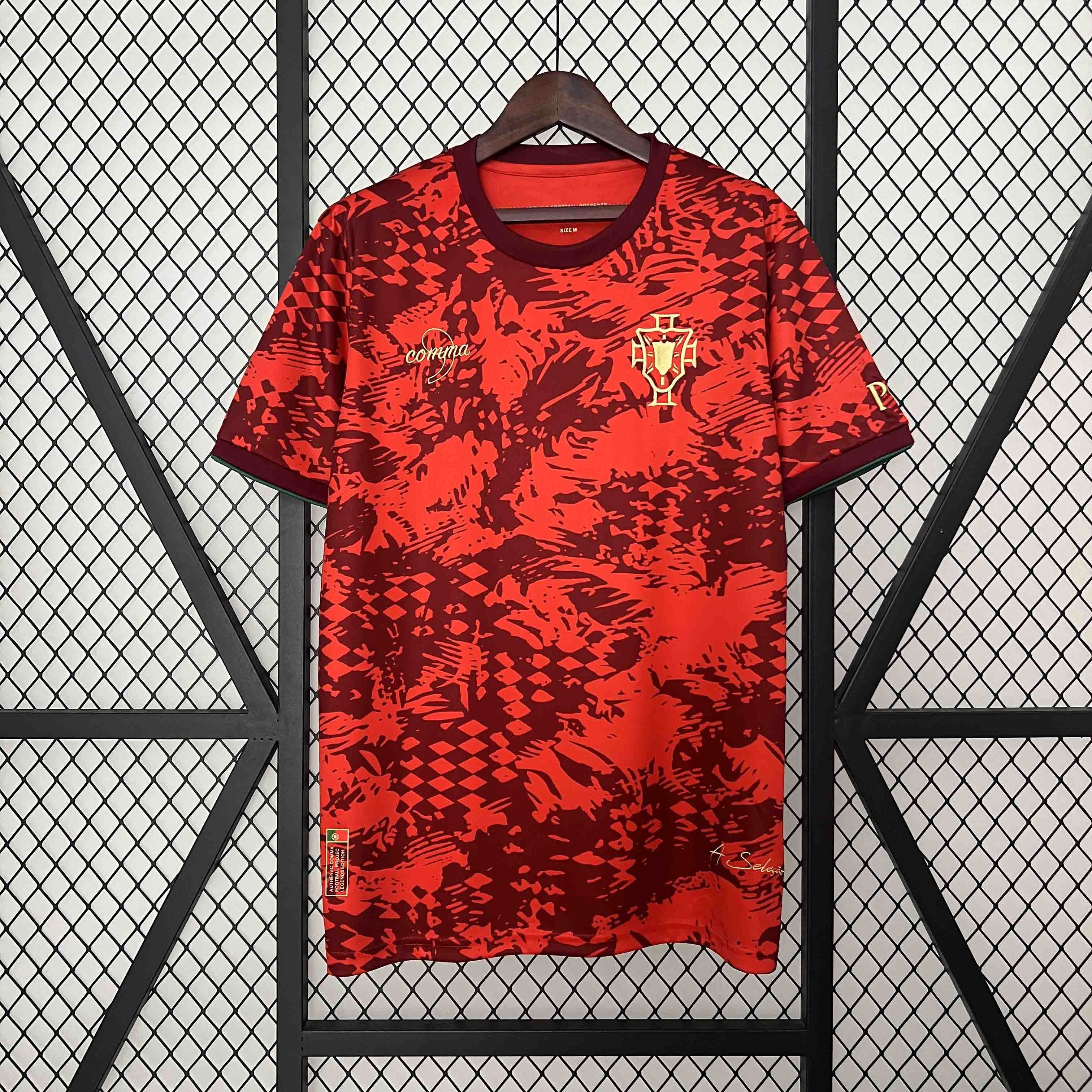 Portugal Soccer Jersey Training Custom Shirt EURO 2024 - ujerseystore