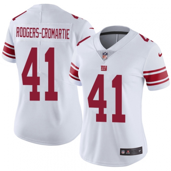 Women's Nike New York Giants #41 Dominique Rodgers-Cromartie White Vapor Untouchable Limited Player NFL Jersey - Ujersey