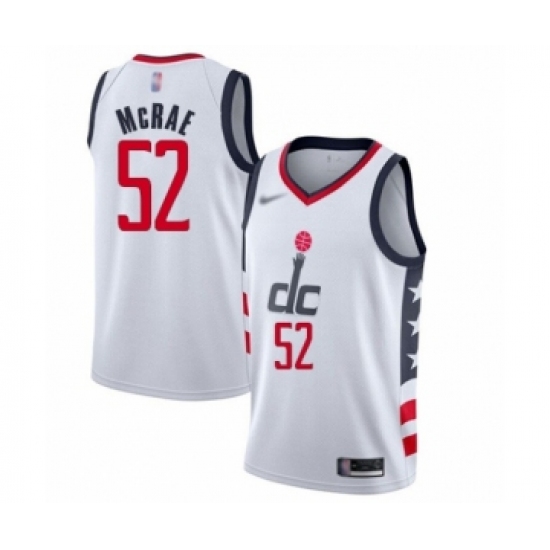 Women's Washington Wizards #52 Jordan McRae Swingman White Basketball Jersey - 2019 20 City Edition - Ujersey