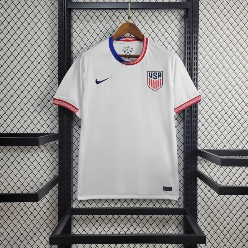USA Soccer Jersey Home Custom Shirt Copa America 2024 - Ujersey