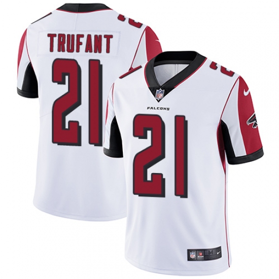Youth Nike Atlanta Falcons #21 Desmond Trufant White Vapor Untouchable Limited Player NFL Jersey - Ujersey