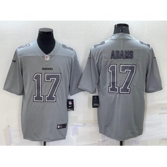 Men's Las Vegas Raiders #17 Davante Adams Grey Atmosphere Fashion 2022 Vapor Untouchable Stitched Limited Jersey - Ujersey