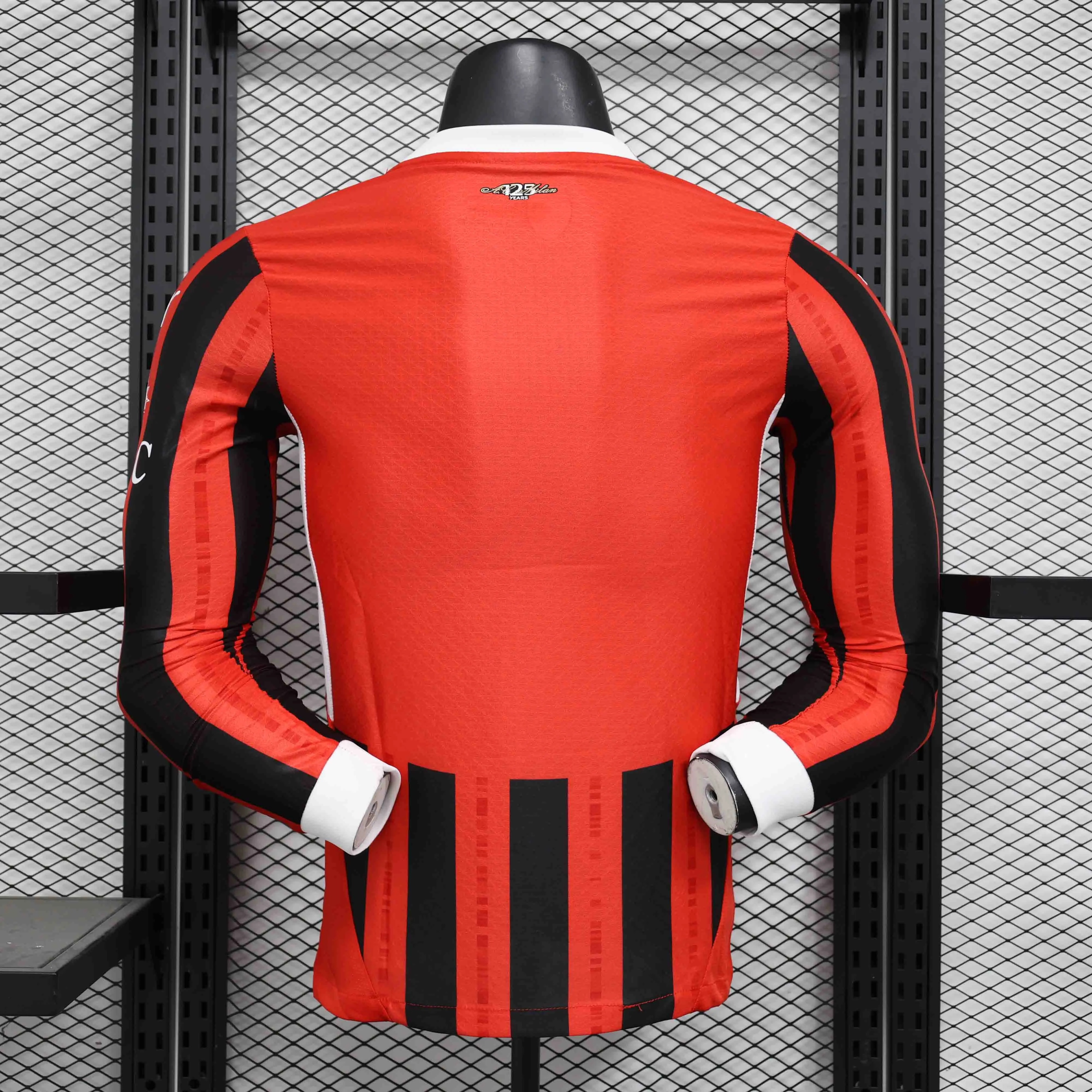 AC Milan Soccer Jersey Home Long Sleeve Shirt 2024/25