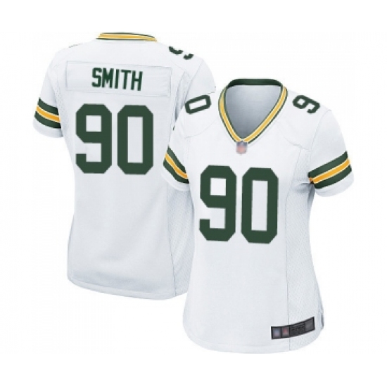 Women's Green Bay Packers #90 Za'Darius Smith Game White Football Jersey - Ujersey