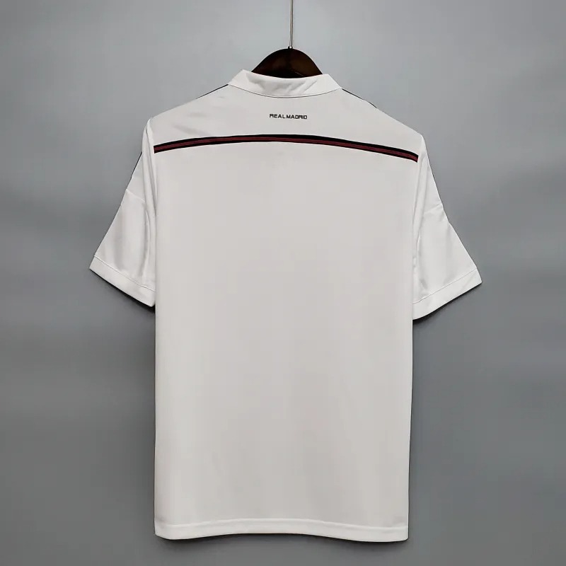 Real Madrid Retro Jersey Home Custom Soccer Shirt 2014/15 - ujerseystore