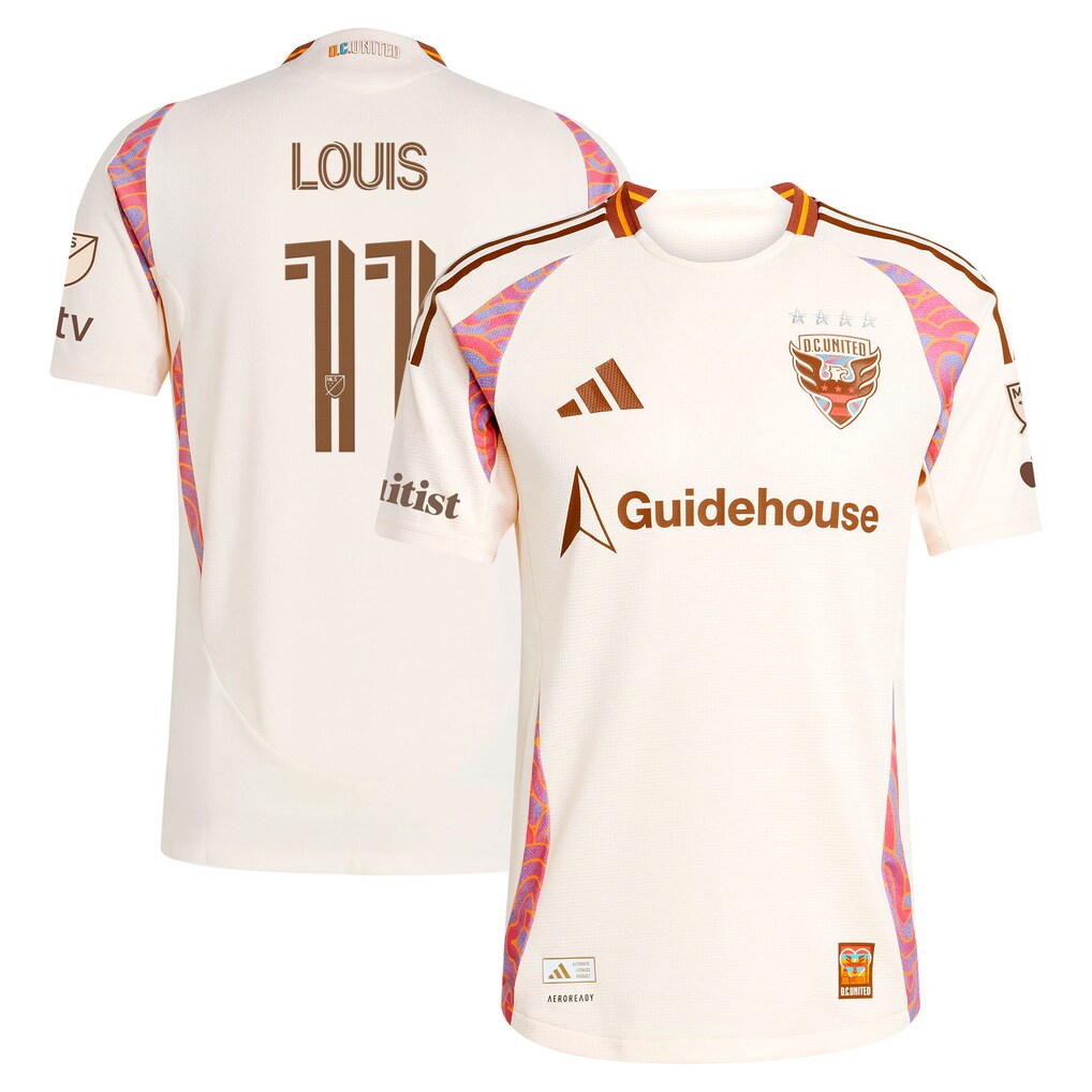 Men's D.C. United Louis Munteanu adidas Natural 2025 The Soul Kit On-Field Authentic Jersey - Ujersey