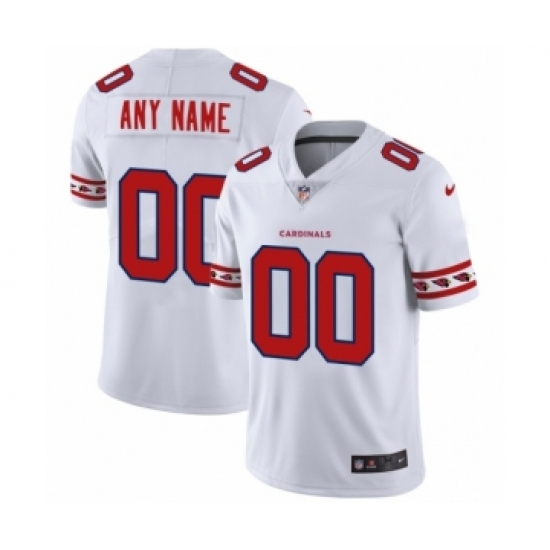 Men's Arizona Cardinals Customized White Team Logo Cool Edition Jersey - Ujersey