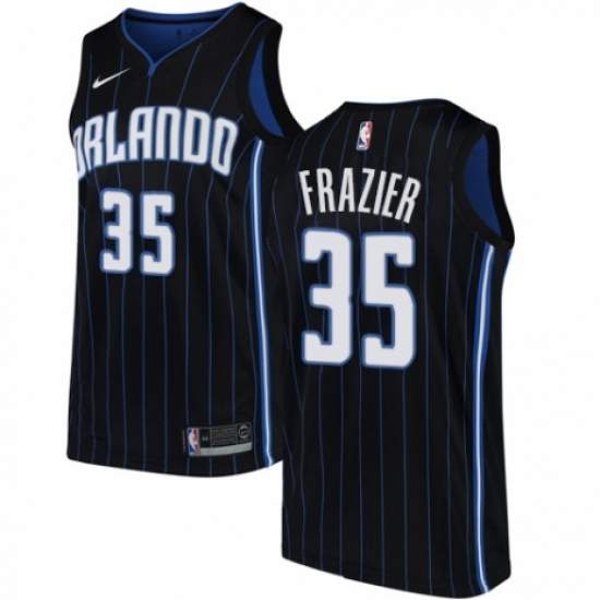 Men's Nike Orlando Magic #35 Melvin Frazier Authentic Black NBA Jersey Statement Edition - Ujersey