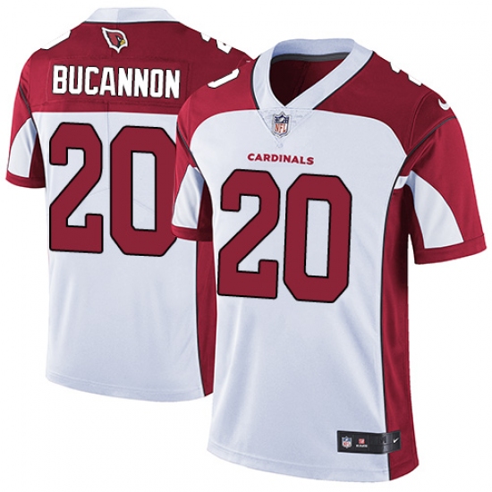 Youth Nike Arizona Cardinals #20 Deone Bucannon White Vapor Untouchable Limited Player NFL Jersey - Ujersey