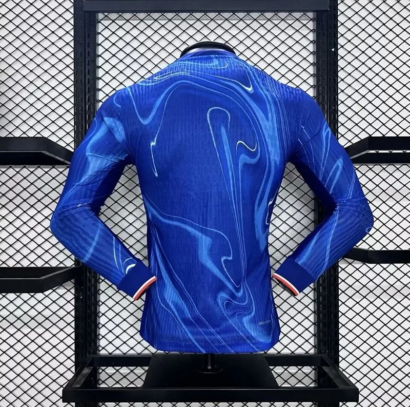 Chelsea Football Jersey Home Long Sleeve Shirt 2024/25 - Ujersey NHL