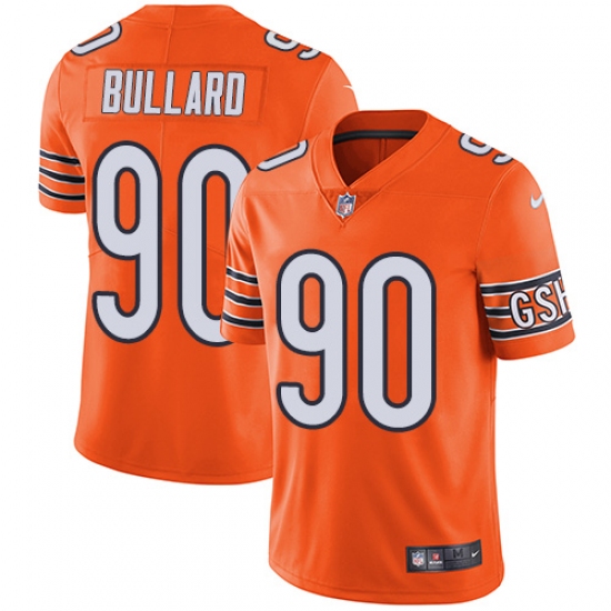 Men's Nike Chicago Bears #90 Jonathan Bullard Elite Orange Rush Vapor Untouchable NFL Jersey - Ujersey