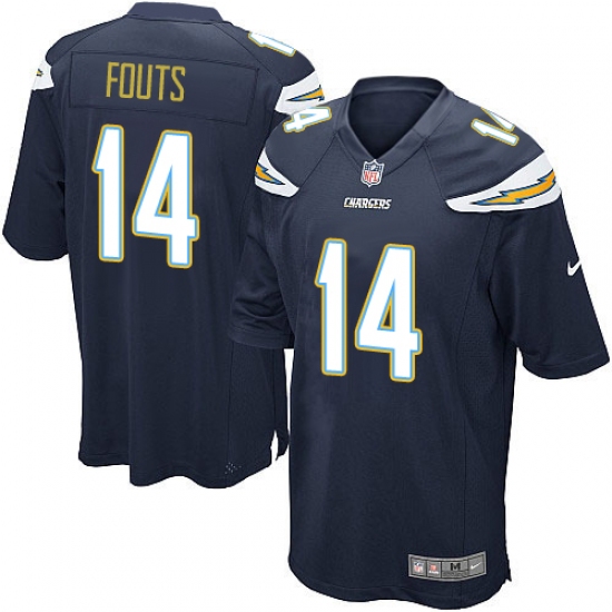 Men's Nike Los Angeles Chargers #14 Dan Fouts Game Navy Blue Team Color NFL Jersey - Ujersey
