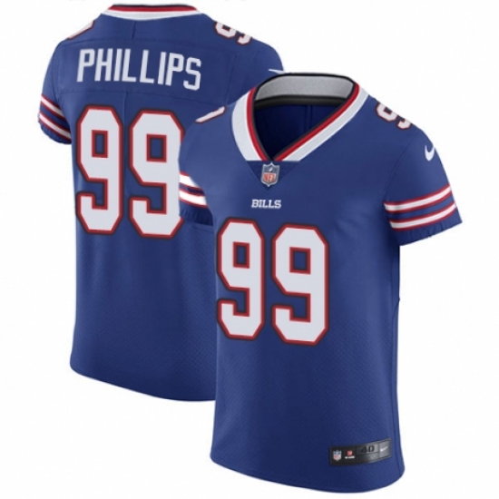 Men's Nike Buffalo Bills #99 Harrison Phillips Royal Blue Team Color Vapor Untouchable Elite Player NFL Jersey - Ujersey