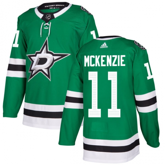 Youth Adidas Dallas Stars #11 Curtis McKenzie Authentic Green Home NHL Jersey - Ujersey