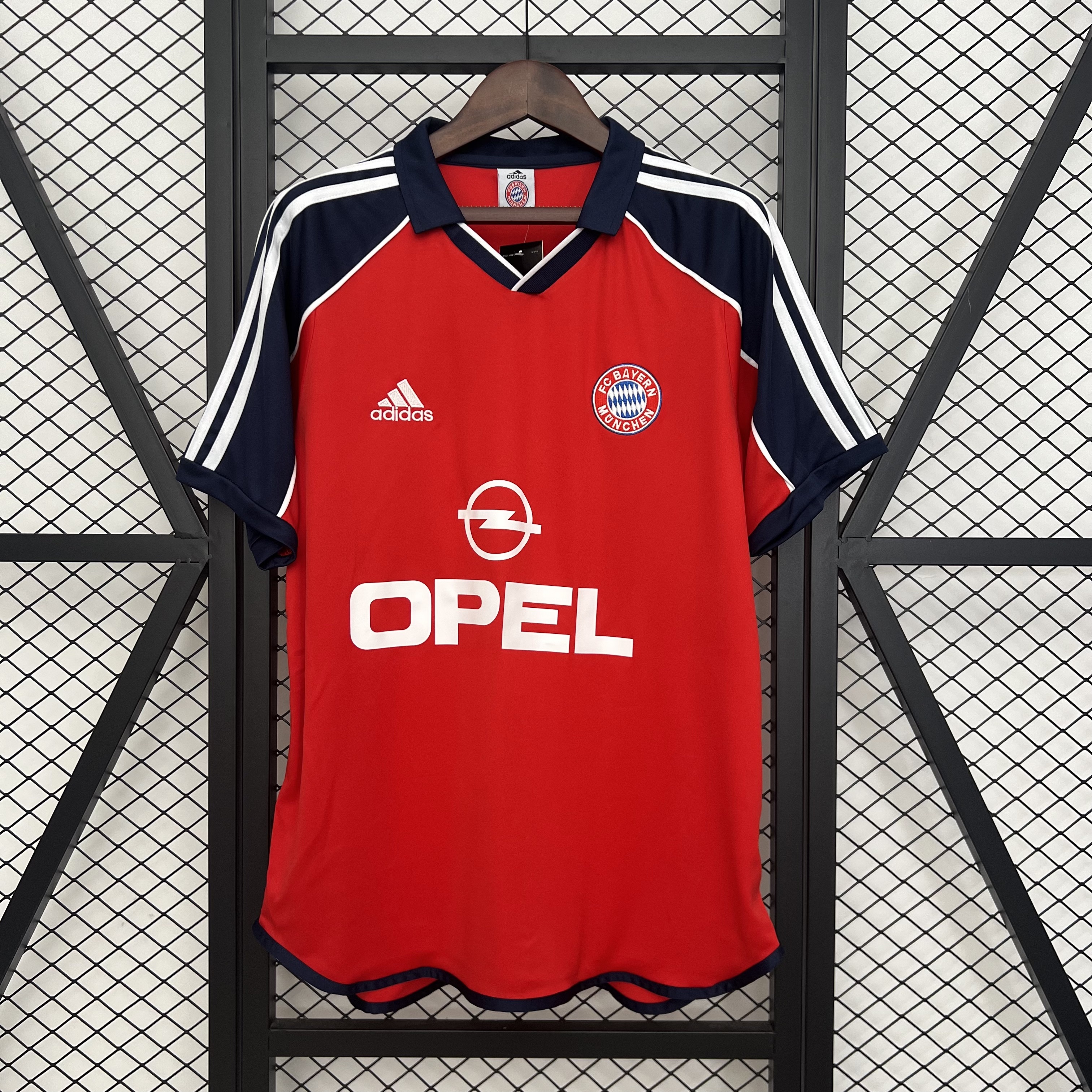 Bayern Munich Retro Jersey Home Soccer Shirt 2000-01