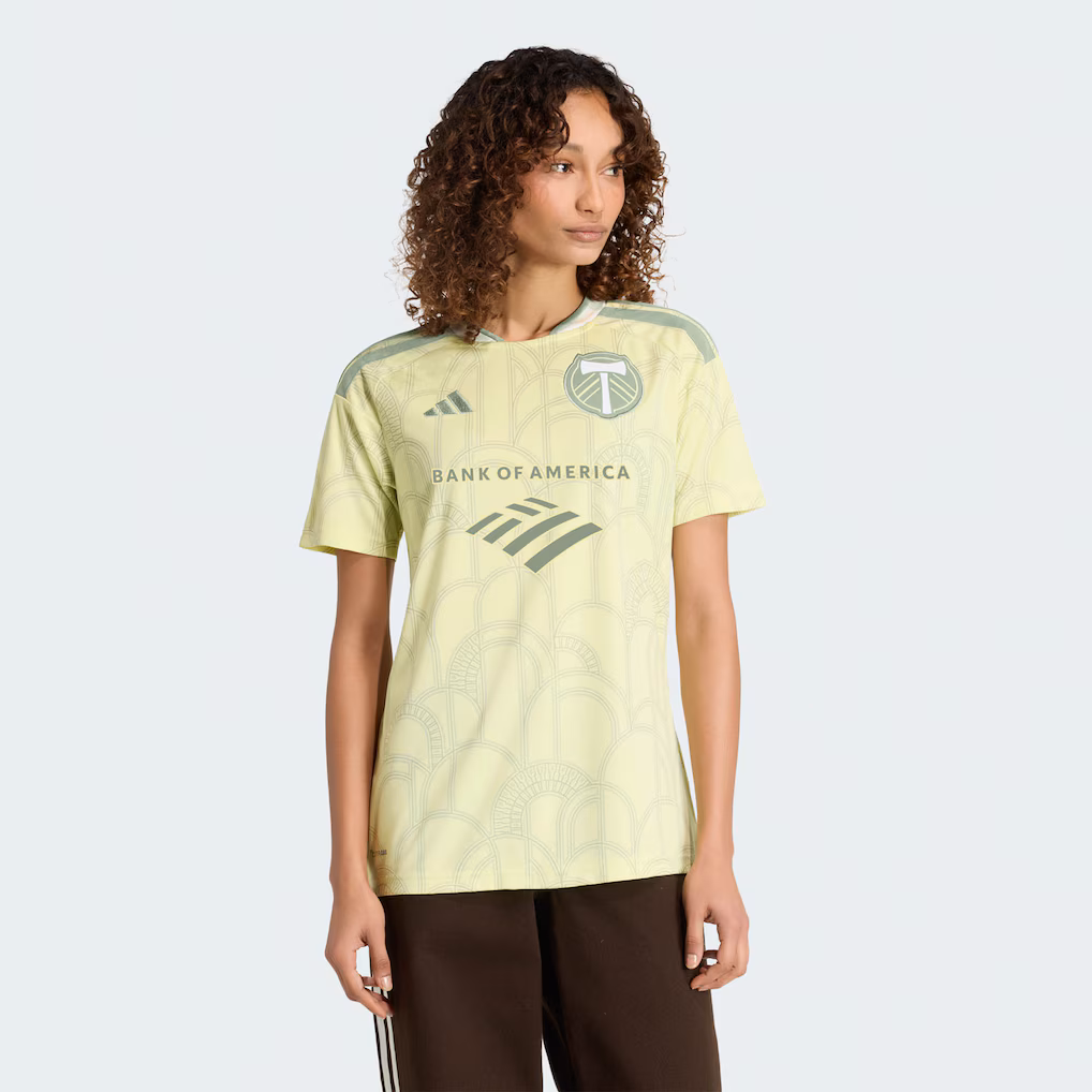 Women's Portland Timbers adidas Yellow 2026 Civic Stadium Kit Replica Jersey