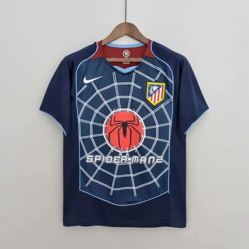 Atletico Madrid Retro Soccer Jersey Away Shirt 2004/05