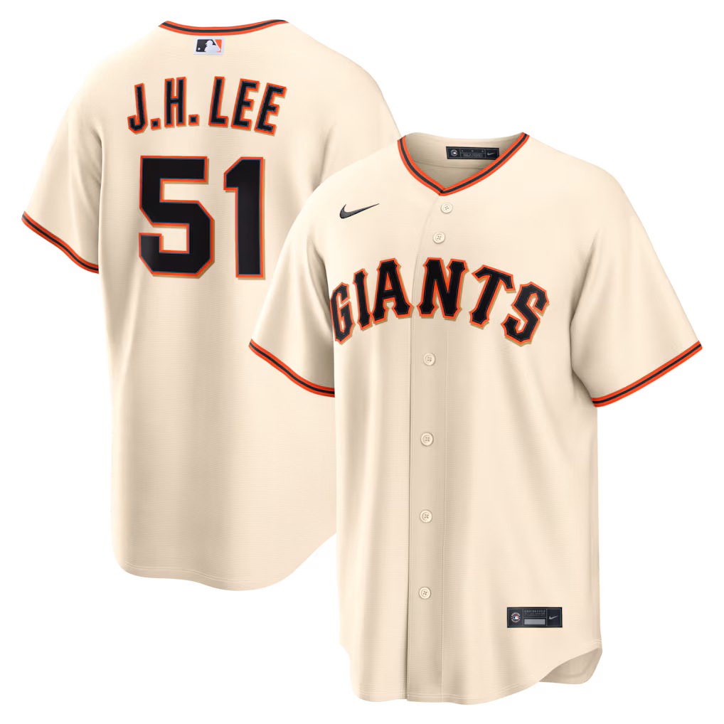Men's San Francisco Giants Jung Hoo Lee Nike Cream Home Replica Jersey - Vujersey Los Angeles Rams